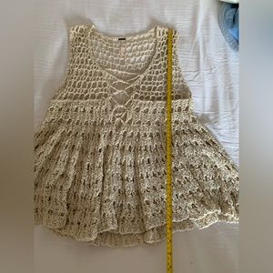 Free people crochet top
